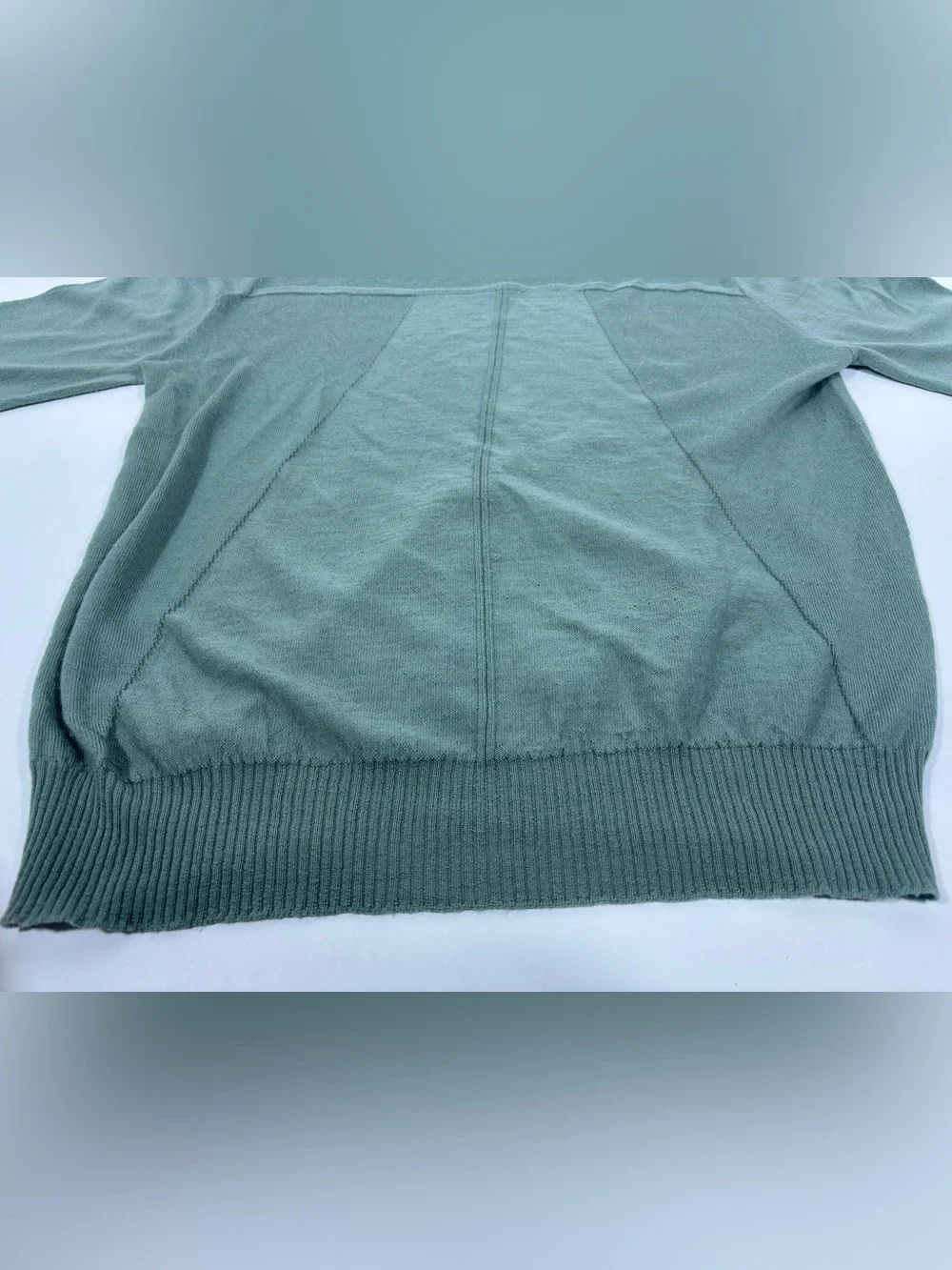 Rick Owens Strobe FW22 Aqua Virgin Wool Sweater – Size M - Picture 5 of 10